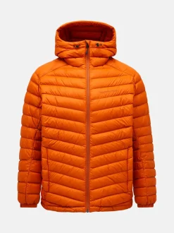 Peak Performance Miesten Untuvatakki, FROST DOWN HOOD JACKET Oranssi