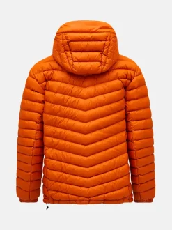 Peak Performance Miesten Untuvatakki, FROST DOWN HOOD JACKET Oranssi