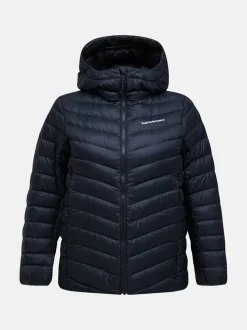 Peak Performance naisten kevytuntuvatakki, W FROST HOOD JACKET Musta