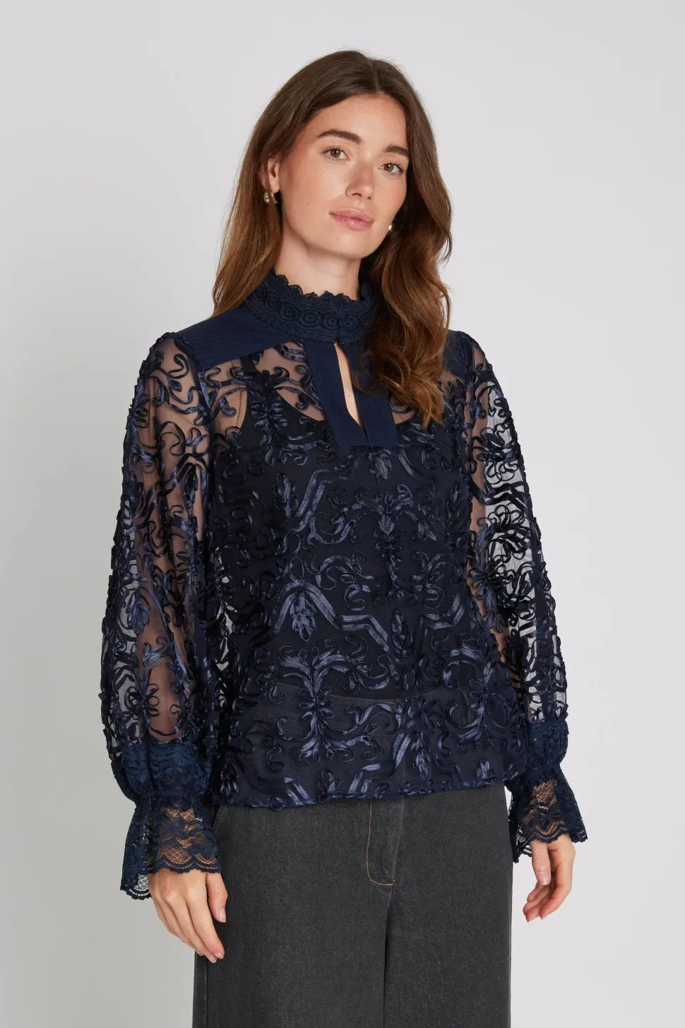 Philosophy Blues Original naisten pusero, ROYAL BLOUSE Tummansininen