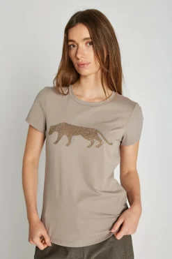 Philosophy Blues Original naisten t-paita, JAGUAR T-SHIRT Vaalea Beige