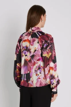 Philosophy Blues Original naisten pusero, VISKO SORIN BLOUSE Kuosi, Punainen