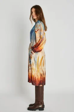 Philosophy Blues Original naisten mekko, CANNON DRESS Monivärinen Kuosi