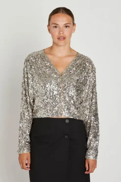 Philosophy Blues Original Naisten Jakku, KETINA CARDIGAN Kullankeltainen