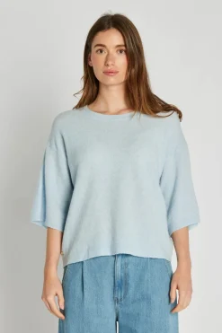 Philosophy Blues Original naisten neulepusero, MONTERO KINT SWEATER Vaaleansininen