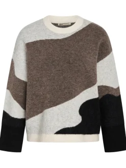 Philosophy Blues Original Naisten Neule, FLOLO NEULE Beige Kuosi