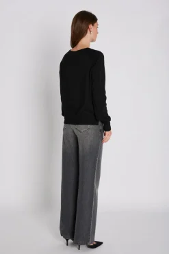 Philosophy Blues Original naisten farkut LIA JEANS, meleerattu grafiitti