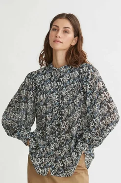 Philosophy Blues Original naisten pusero, MALAS SHIRT Musta Kuosi