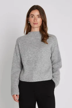 Philosophy Blues Original naisten neulepusero, TORNA KNIT Vaaleanharmaa