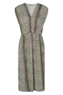 Philosophy Blues Original naisten mekko, HADI DRESS Ruskea Kuosi