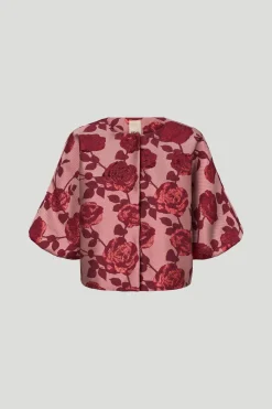 Philosophy Blues Original naisten bleiseri Maison Jacket, punainen kuosi