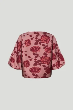 Philosophy Blues Original naisten bleiseri Maison Jacket, punainen kuosi