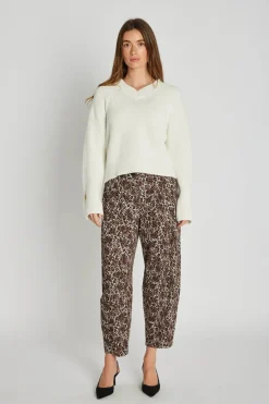 Philosophy Blues Original naisten hosuut, LEOTANA PANTS Ruskea Kuosi