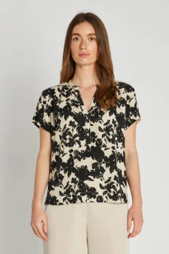 Philosophy Blues Original naisten toppi, KILA TOP Mustavalkoinen