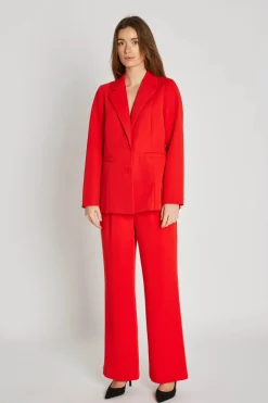 Philosophy Blues Original naisten housut, AMALIE PANTS Punainen