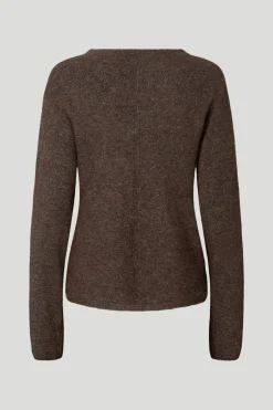 Philosophy Blues Original naisten neulepusero, TORNA KNIT Tummanruskea