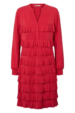 Philosophy Blues Original Naisten Mekko Kalaf Dress LS Punainen