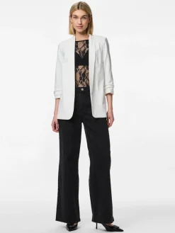 Pieces Bleiseri, PCBOSS BLAZER Cloud Dancer