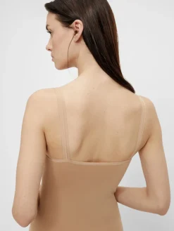 Pieces Naisten Alusmekko, Ballroom Long Singlet Nature