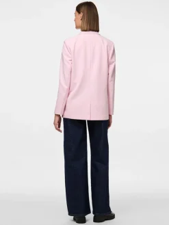 Pieces naisten bleiseri, PCBOZZY LS LOOSE BLAZER Roseate Spoonbill