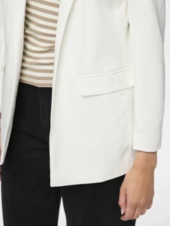 Pieces naisten bleiseri, PCBOZZY LS LOOSE BLAZER Cloud Dancer