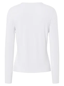 Pieces, Naisten Paita, Sirene LS Tee Bright White