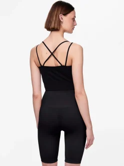 Pieces Naisten Shortsit PCIMAGINE SHAPEWEAR SHORTS Black