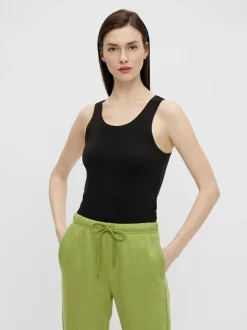 Pieces Naisten Toppi PCSIRENE TANK TOP Black