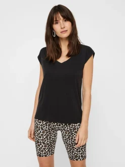 Pieces, Naisten T-paita, Pckamala Tee Noos Bc Musta