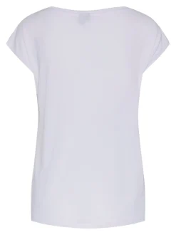 Pieces, Naisten T-paita, Pckamala Tee Noos Bc Valkoinen