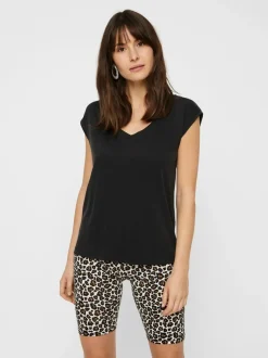 Pieces, Naisten T-paita, Pckamala Tee Noos Bc Musta