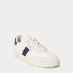 Polo Ralph Lauren kengät, HTR AERA-SNEAKERS-LOW TOP LACE Valkoinen