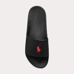 Polo Ralph Lauren flipflopit, POLO SLIDE Musta