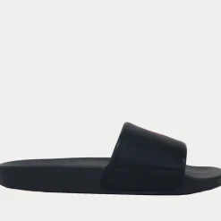 Polo Ralph Lauren flipflopit, POLO SLIDE Musta