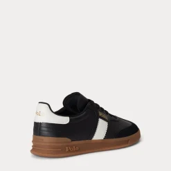 Polo Ralph Lauren kengät, HTR AERA-SNEAKERS-LOW TOP LACE Musta