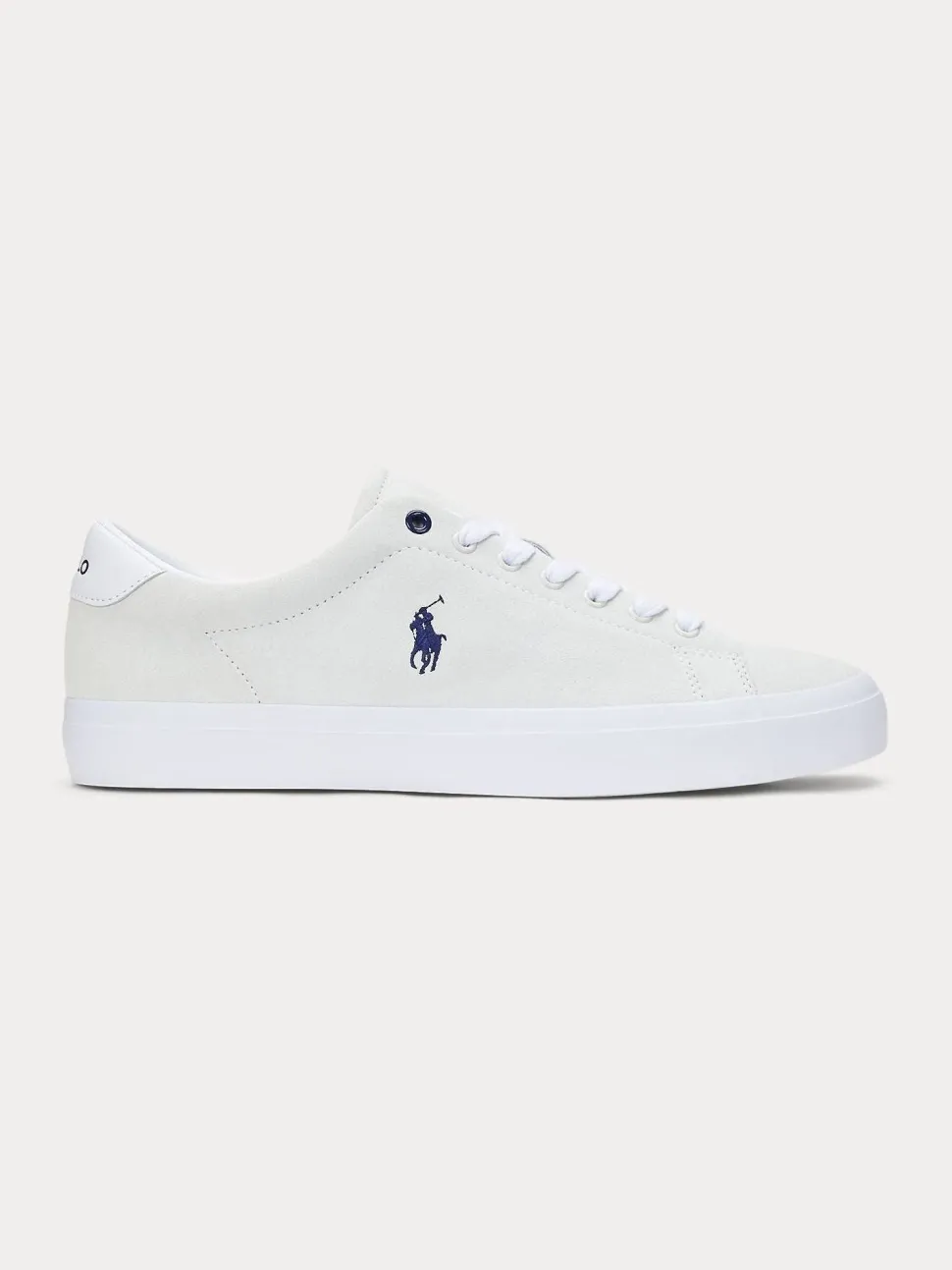 Polo Ralph Lauren kengät, LONGWOOD SUEDE SNEAKER Valkoinen