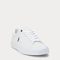 Polo Ralph Lauren kengät, LONGWOOD SUEDE SNEAKER Valkoinen