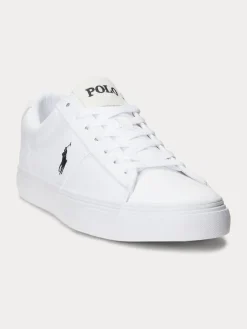 Polo Ralph Lauren kengät, SAYER CANVAS LOW TOP SNEAKER Valkoinen