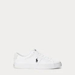 Polo Ralph Lauren kengät, SAYER CANVAS LOW TOP SNEAKER Valkoinen