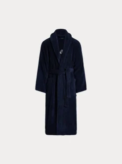 Polo Ralph Lauren miesten kylpytakki Cotton Terry Robe, tummansininen