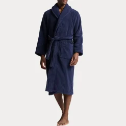 Polo Ralph Lauren miesten kylpytakki Cotton Terry Robe, tummansininen