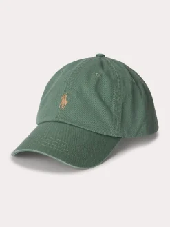 Polo Ralph Lauren miesten lippis, COTTON CHINO BALL CAP Vihreä