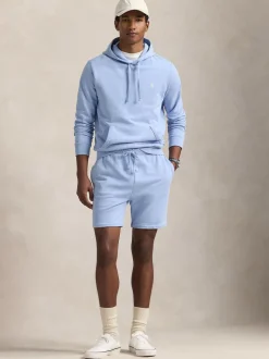 Polo Ralph Lauren miesten huppari, LOOPBACK FLEECE HOODIE Vaaleansininen