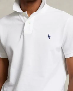 Polo Ralph Lauren Miesten Poolopaita, ICONIC MESH POLO Valkoinen