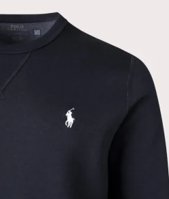Polo Ralph Lauren Miesten Collegepaita, DOUBLE-KNIT SWEATSHIRT Musta