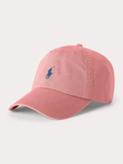 Polo Ralph Lauren miesten lippis, COTTON CHINO BALL CAP Vaaleanpunainen
