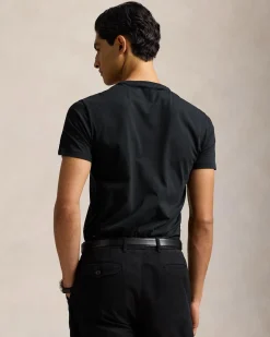Polo Ralph Lauren Miesten T-Paita, SHORT SLEEVE-T-SHIRT NOS Musta