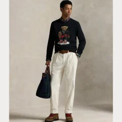 Polo Ralph Lauren miesten neulepusero Holiday Polo Bear, musta