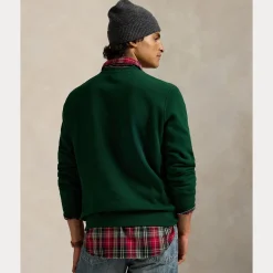 Polo Ralph Lauren miesten collegepaita Long Sleeve Polo Bear Fleece Sweatshirt, tummanvihreä