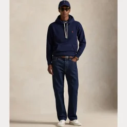 Polo Ralph Lauren miesten huppari, PULL OVER FLEECE HOODIE Tummansininen